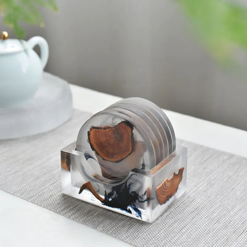 Home Anti-Scalding Tea Mat and Cup Holder Set