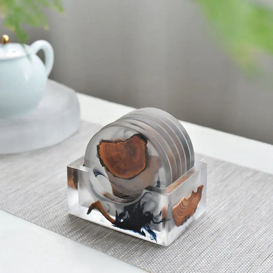 Home Anti-Scalding Tea Mat and Cup Holder Set