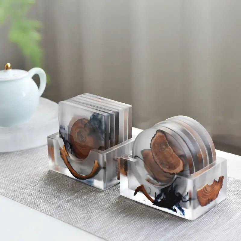 Home Anti-Scalding Tea Mat and Cup Holder Set